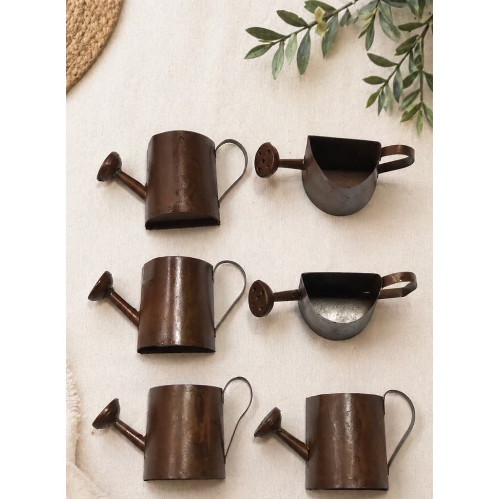 Regador Mini Metal Metade 1/2 Rústico 5cm Vintage – Metade Charme nos Mínimos Detalhes