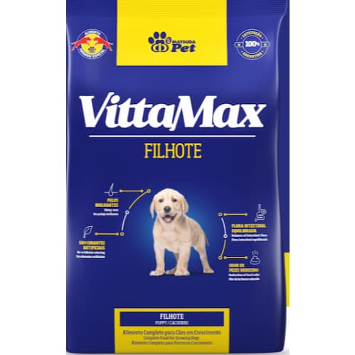 Ração Cães Vittamax Filhote 15 kg - Matsuda Pet - VALIDADE 18/11/2026