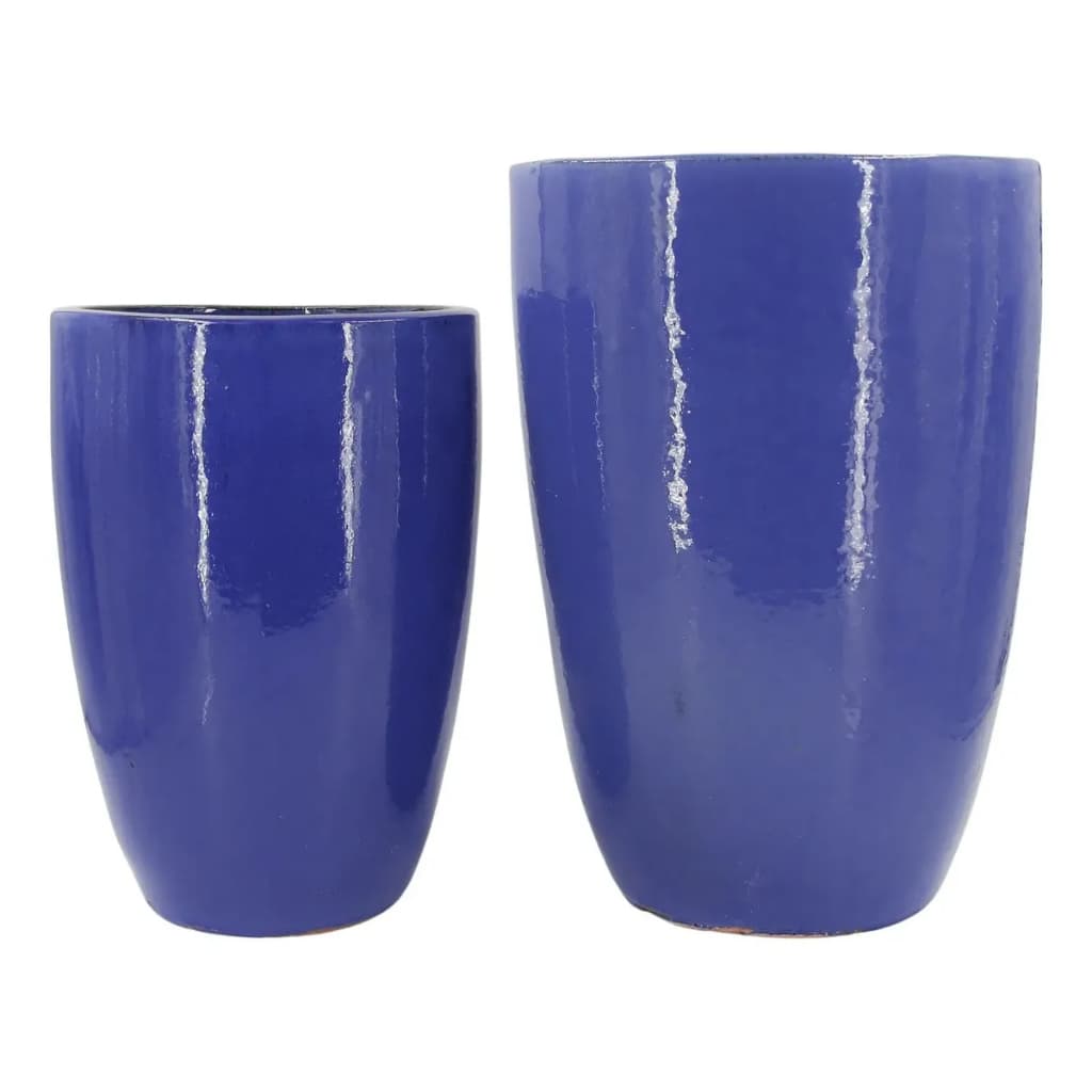 Jogo De Vasos Cerâmica Vitrificado 3 Un Cores