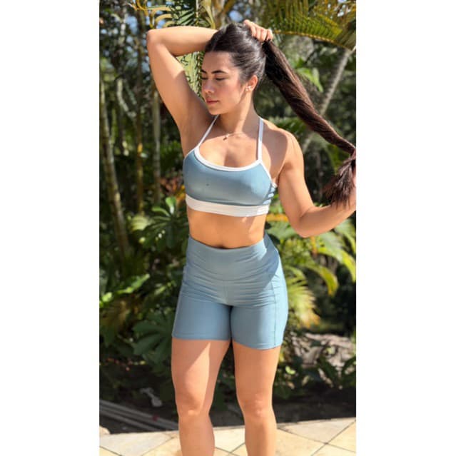 Conjunto Bicolor Glow | Conjunto Canelado | Conjunto Fitness | Conjunto Acetinado