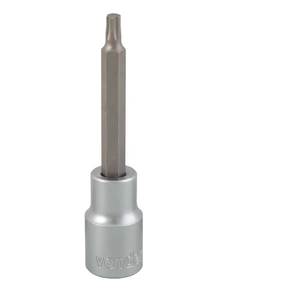 Chave Soquete Pito Cachimbo Torx Macho 1/2 T30 Longo Vonder