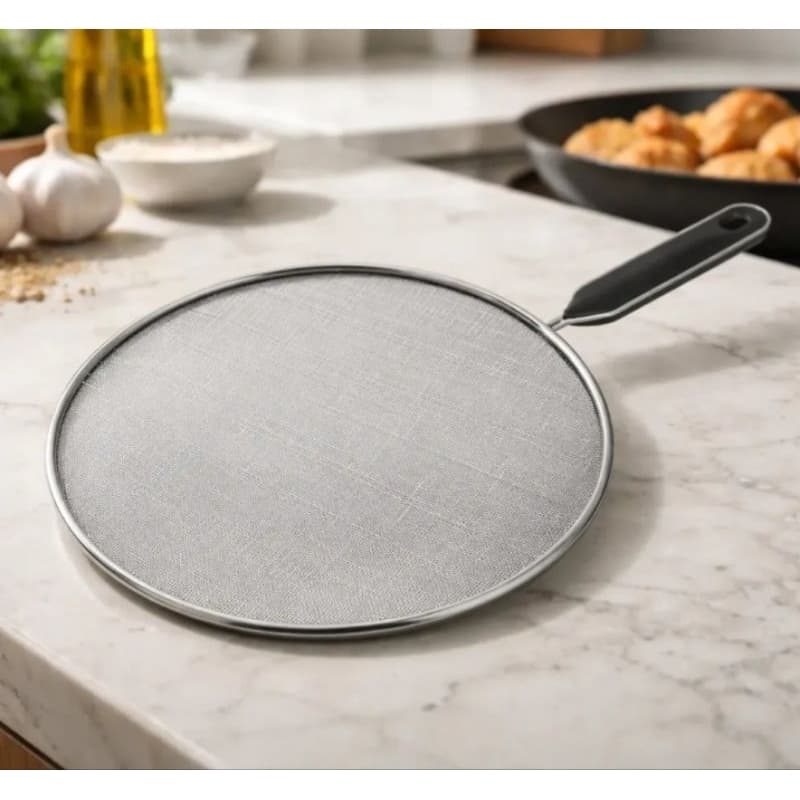 Tela Protetora Para Fritura de Metal 25 Cm