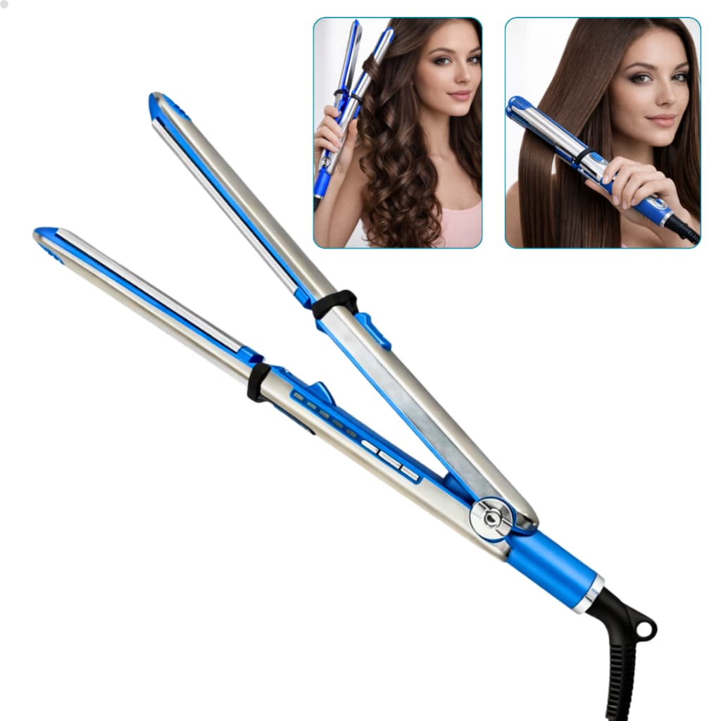 Chapinha 2 Em 1 Alisa E Faz Cachos Sem Frizz Tecnologia de Turmalina Bivolt