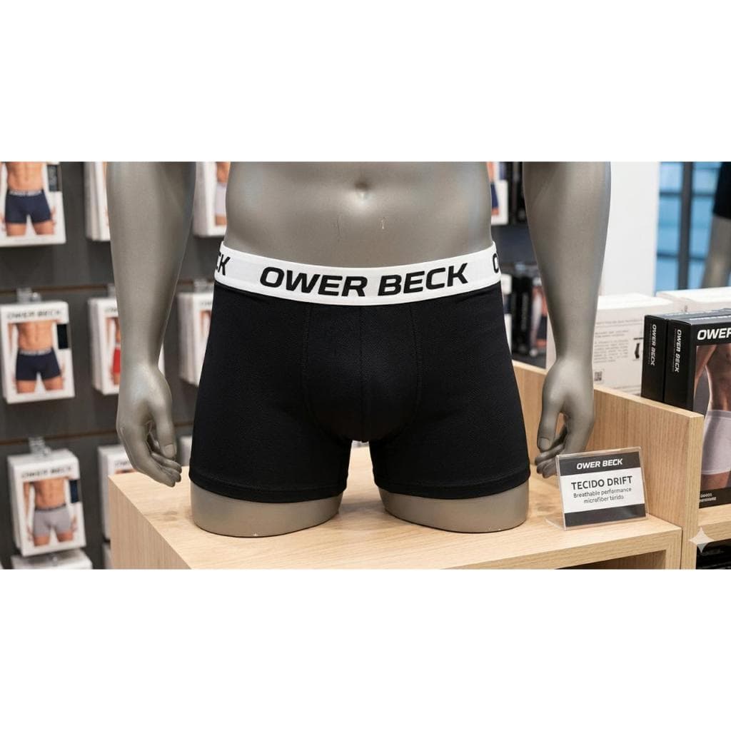 Kit De Cuecas Box Adulto Com Forro De Algodão Lisas