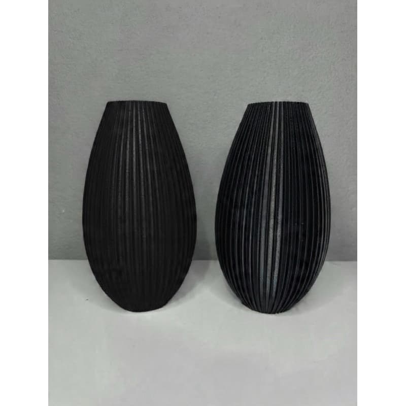 kit vasos espiral canelado para decoração