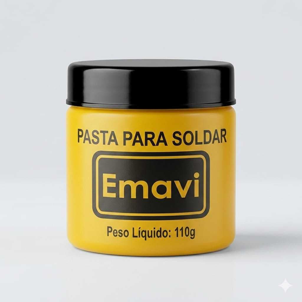 Pasta Para Soldar Emavi 110g – Limpeza e Aderência Profissional para Soldagem com Massarico