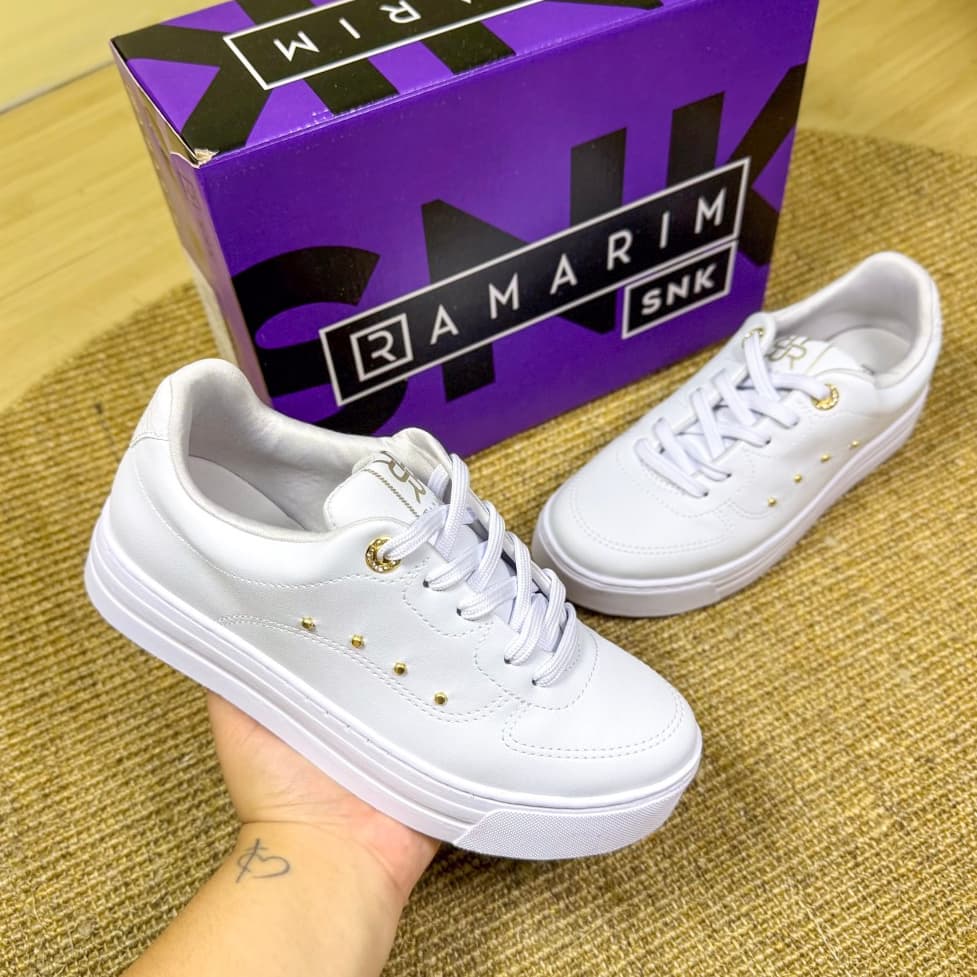 Tênis Sapato Feminino Ramarim Flatform Plataforma Confortável Acolchoado Casual