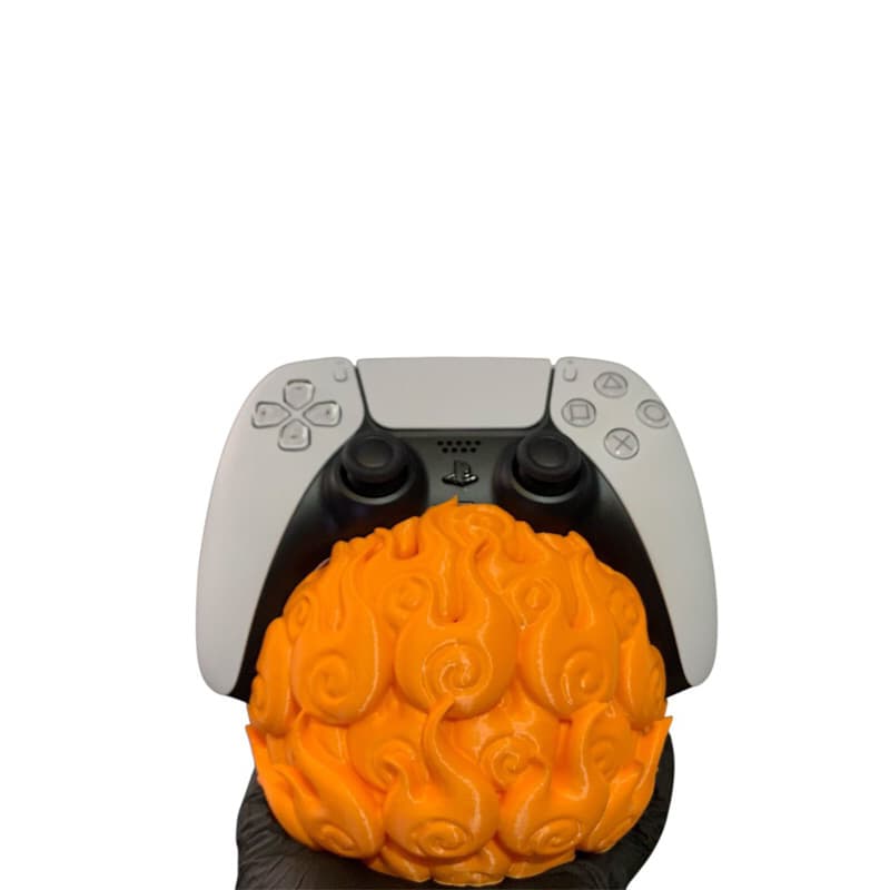 Suporte para Controle DualSense PS5 One Piece | Gomu Gomu no Mi e Mera Mera no Mi