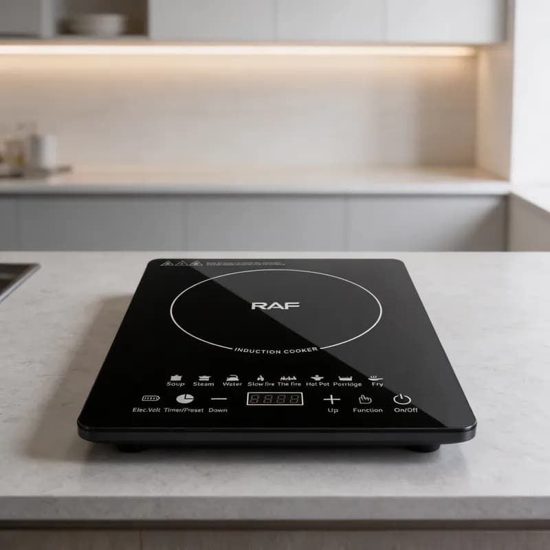 Fogão Elétrico Cooktop de Indução Gourmet 2000W 220V