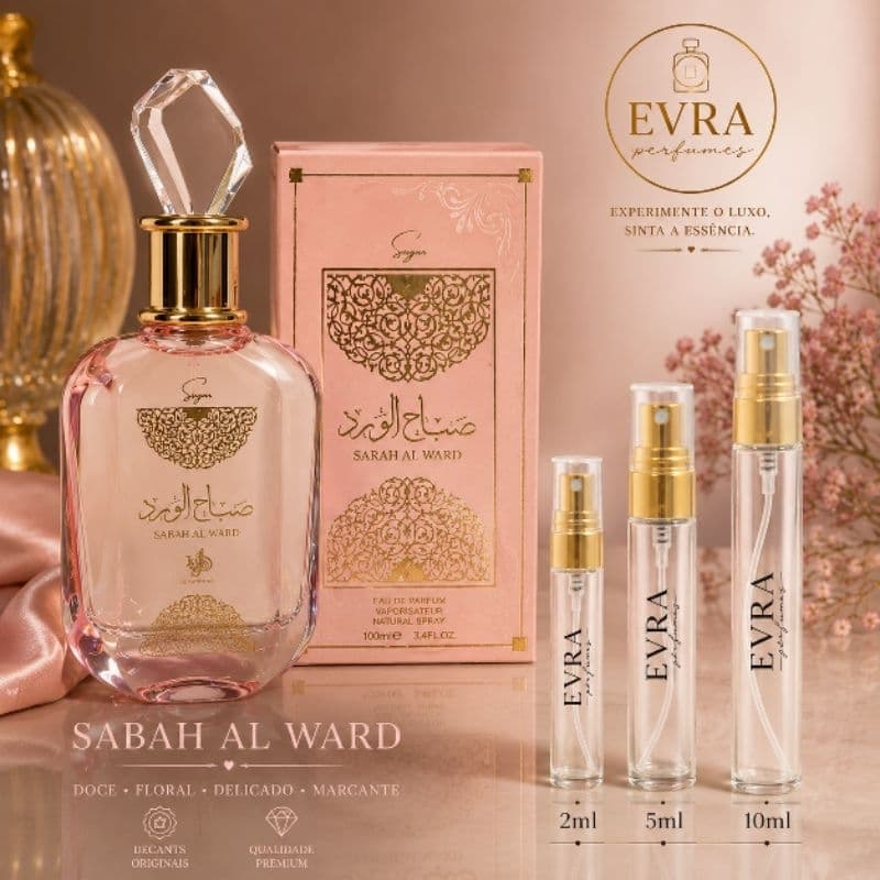 Perfume Feminino Sabah Sugar Árabe Perfume de Princesa