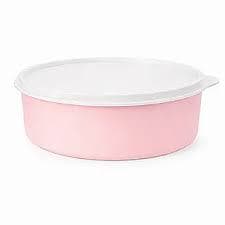 Tupperware Pratinho Tigela Collrs 500ml Rosa Chá Linha Servir.