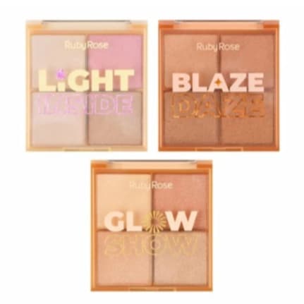PALETAS Iluminadores Glow Trio Ruby Rose