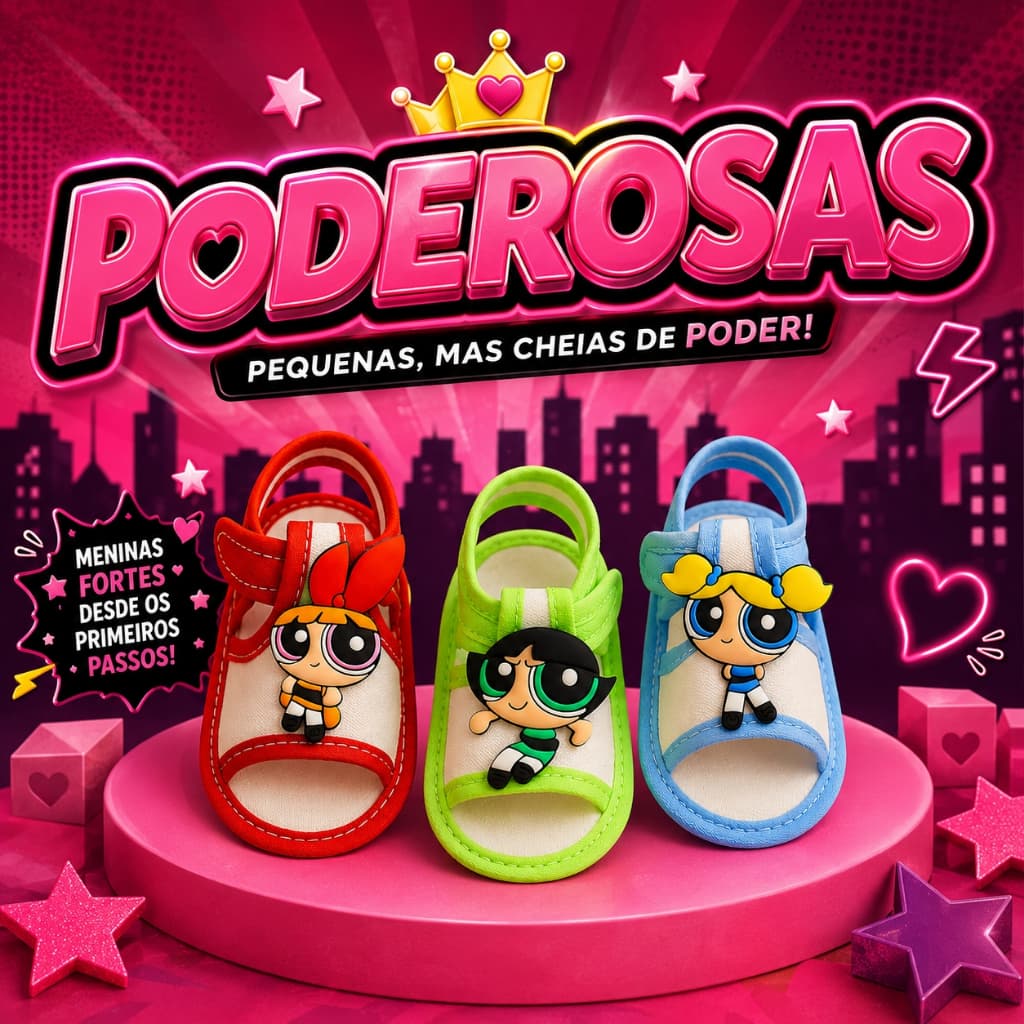 Sandália Infantil Para Meninas Super Confortável Criança Recém Nascida Estilosa Promoção