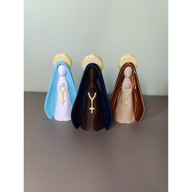 Nossa Senhora Minimalista Estilizada - Decoração Religiosa Moderna