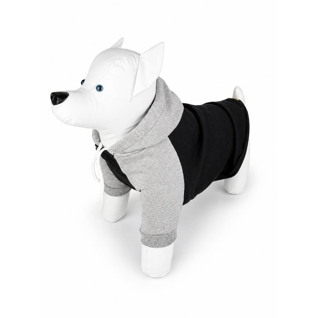 Roupa Pet Cachorro Moletom Inverno Soft Peluciado Passa Guia Preto Vermelho Mascote Pop