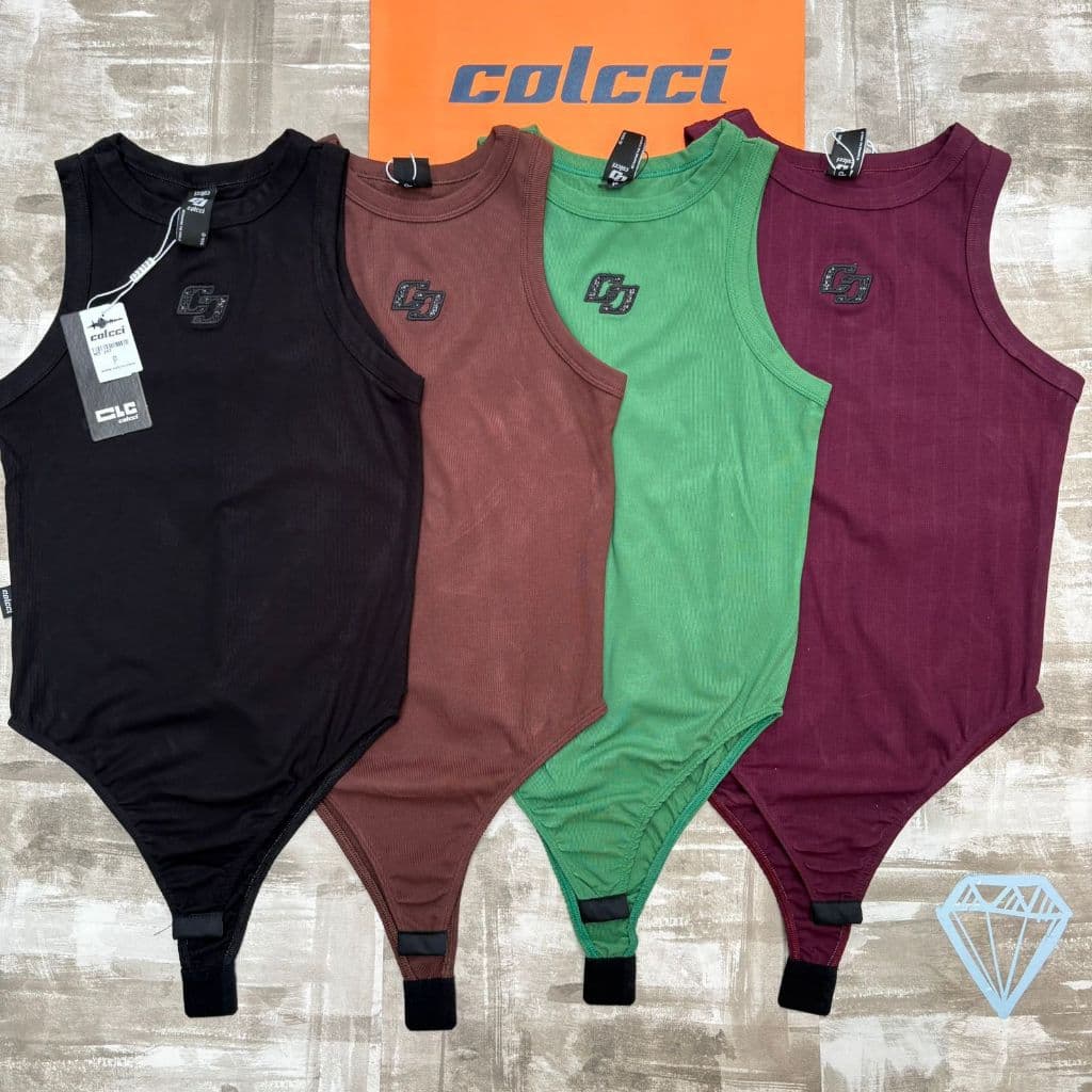 Body Canelado Feminino Bordado Premium Modelador Justo Tendência Moda Blogueira