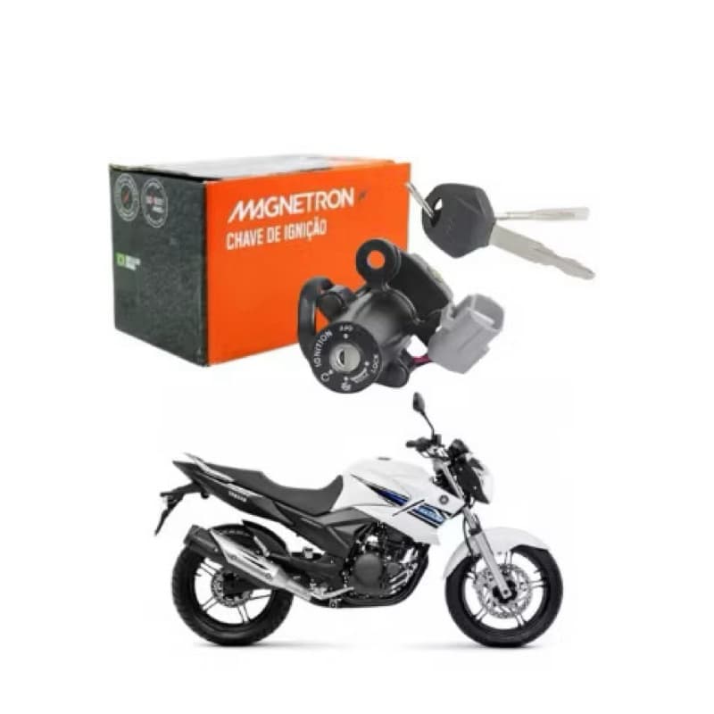 Chave De Ignição Yamaha Fazer 250 2011 a 2015 blueflex Original Magnetron