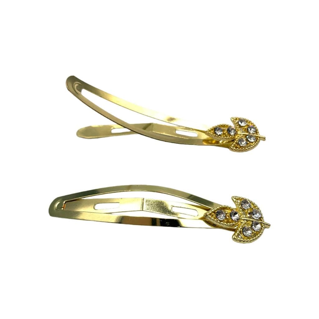 Presilha de Cabelo Tic Tac com Strass Brilho Penteado Acessório Feminino Adulto Kit com 10 Peças