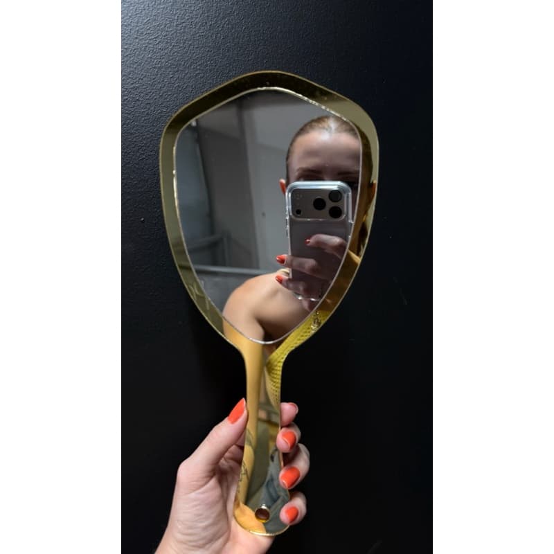 Espelho de Mão Personalizado para Salão Clínica e Lash Designer