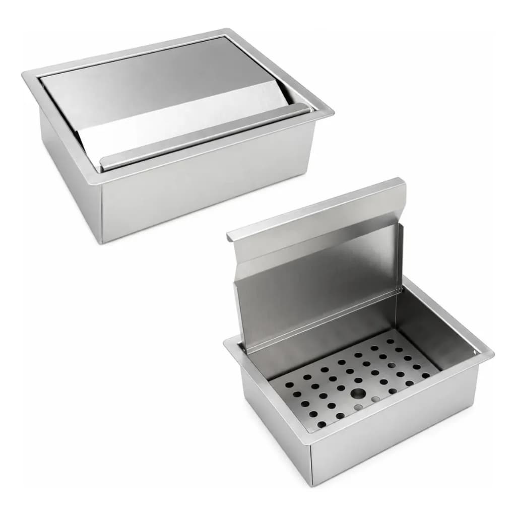 Suporte Bucha E Sabão Embutir Em Aço Inox Escovado