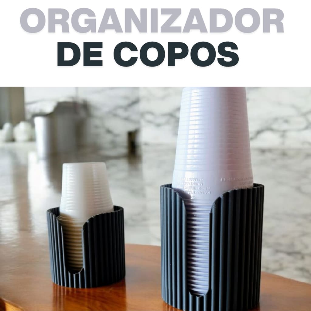 KIT Suporte Organizador de Copos | Porta Copos para Café e Água | Moderno e Eficiente