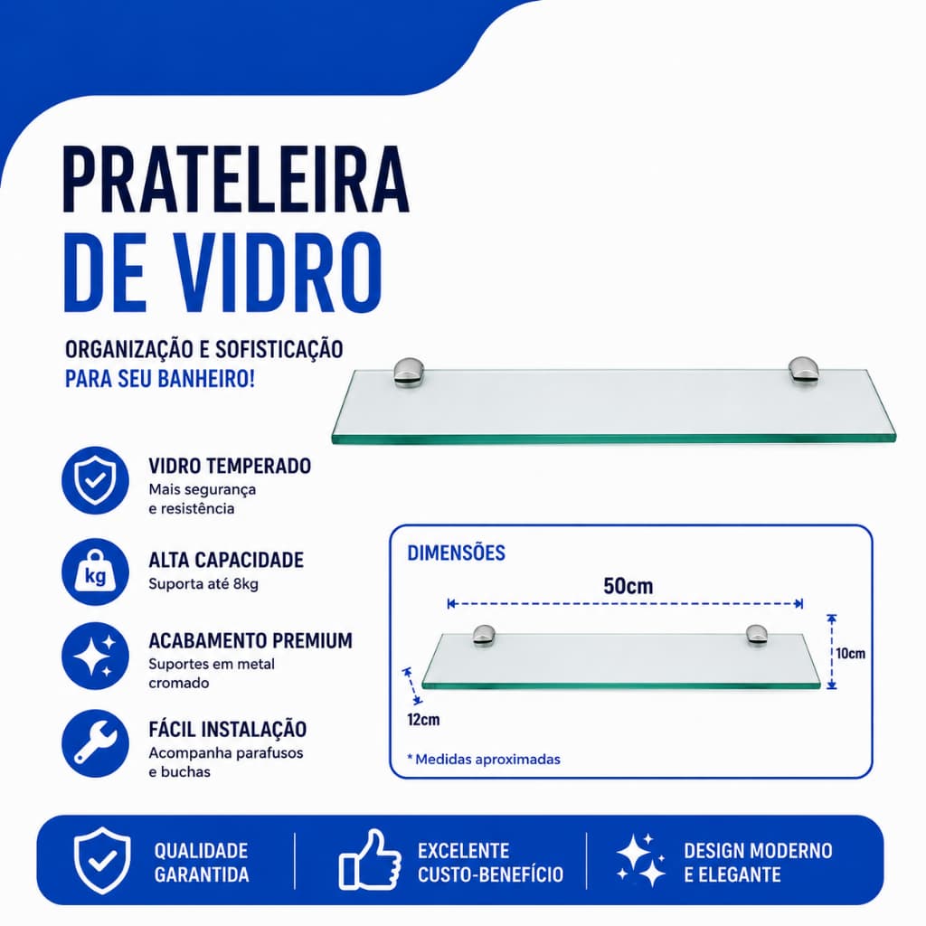 Vidro Para Porta Shampoo Reposição De Vidro De Porta Shampoo