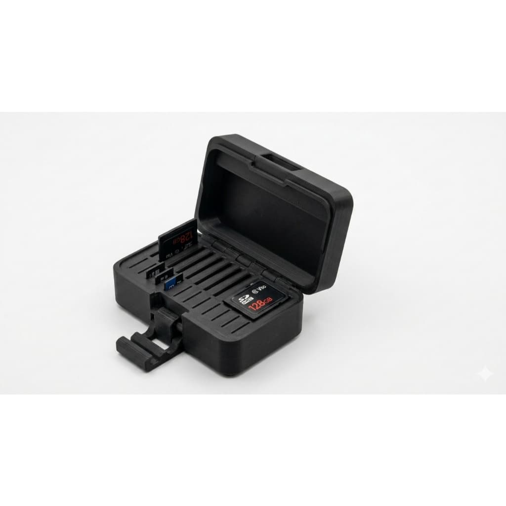 Case Organizador Cartão SD MicroSD 12 Slots Rígido
