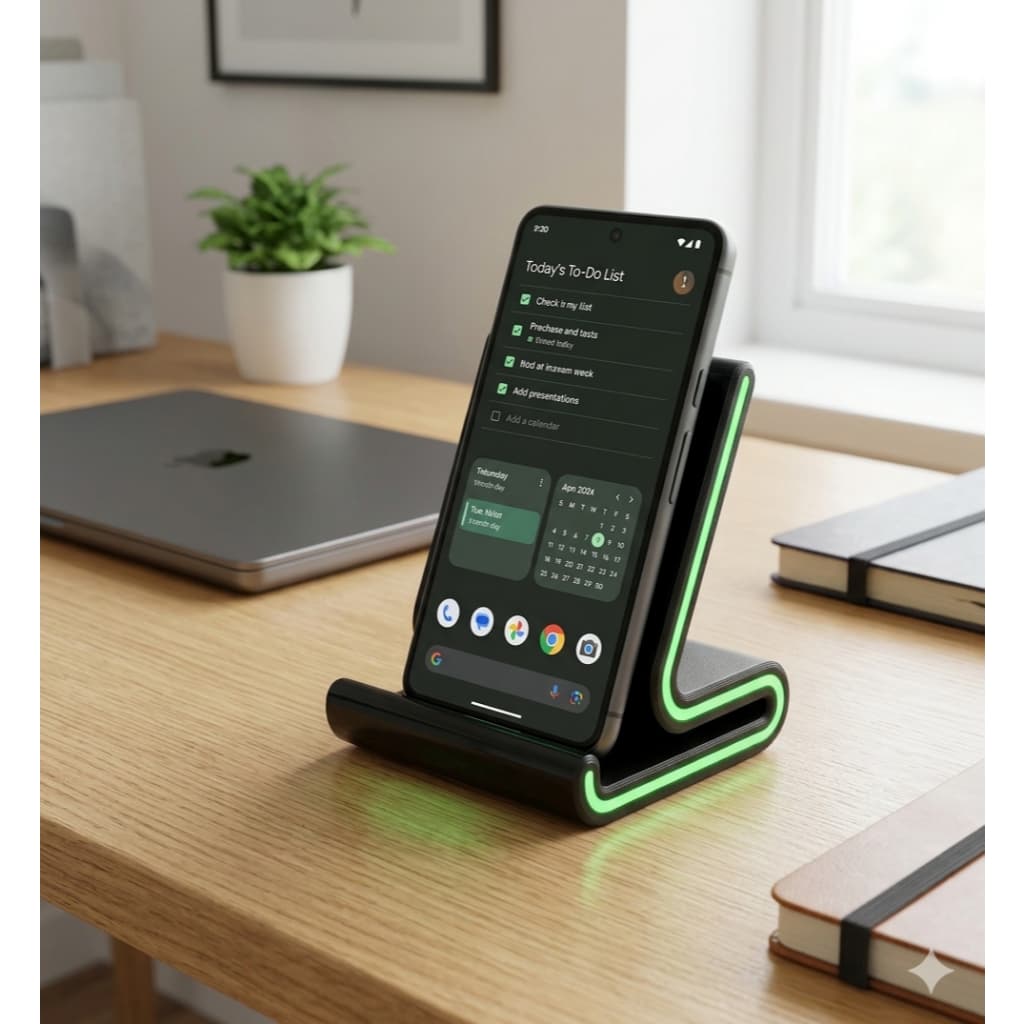 Suporte Celular Mesa Design Ergonômico | Seu Celular Sempre no Ângulo Perfeito