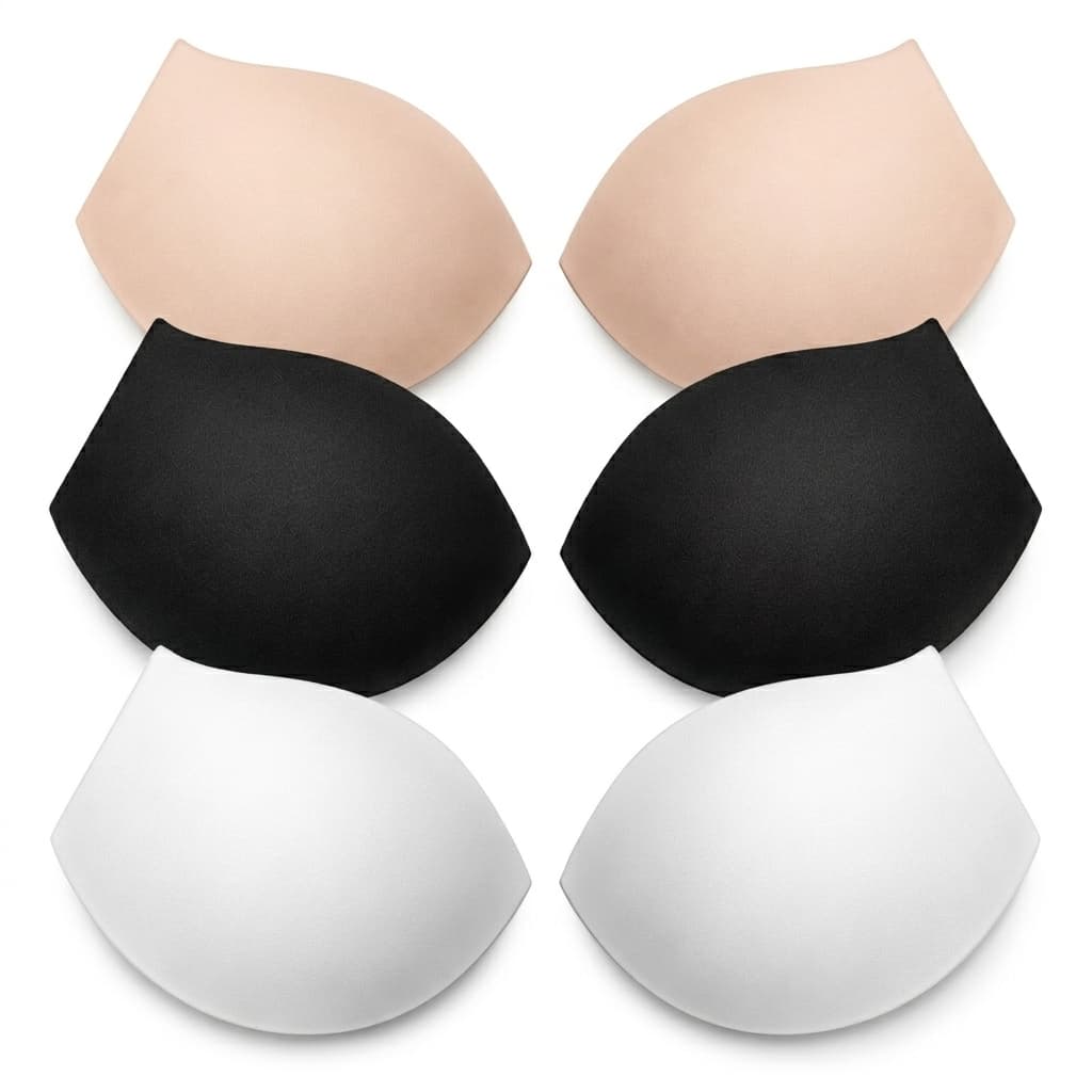 Bojo Casca / Casquinha (Kit 5 Pares) Espuma Primeira Linha Confecção Alta Qualidade Pronta Entrega