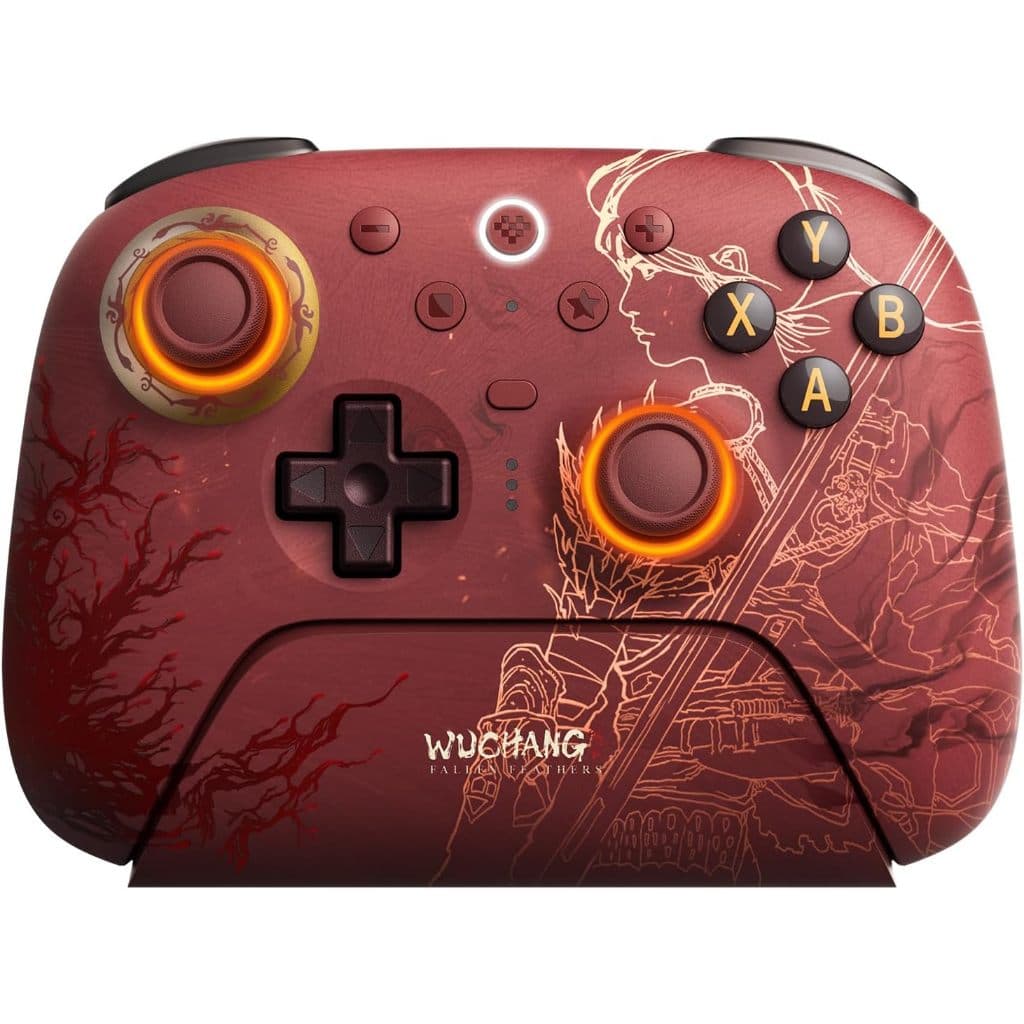 Controle Sem Fio 8bitdo Ultimate 2 Wuchang Hall Tmr Cor Vermelho - Windows PC Android