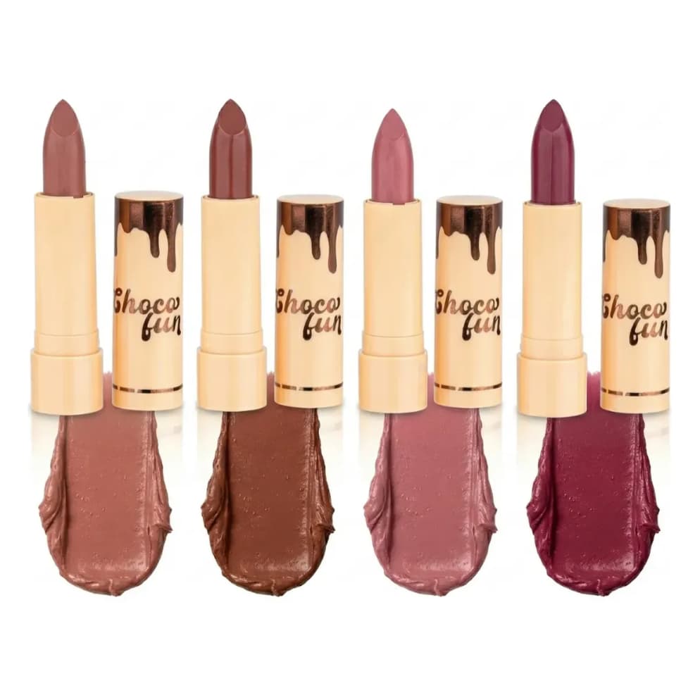 Batom Soft Matte Choco Fun Fenzza Alta Pigmentação Longa Duração