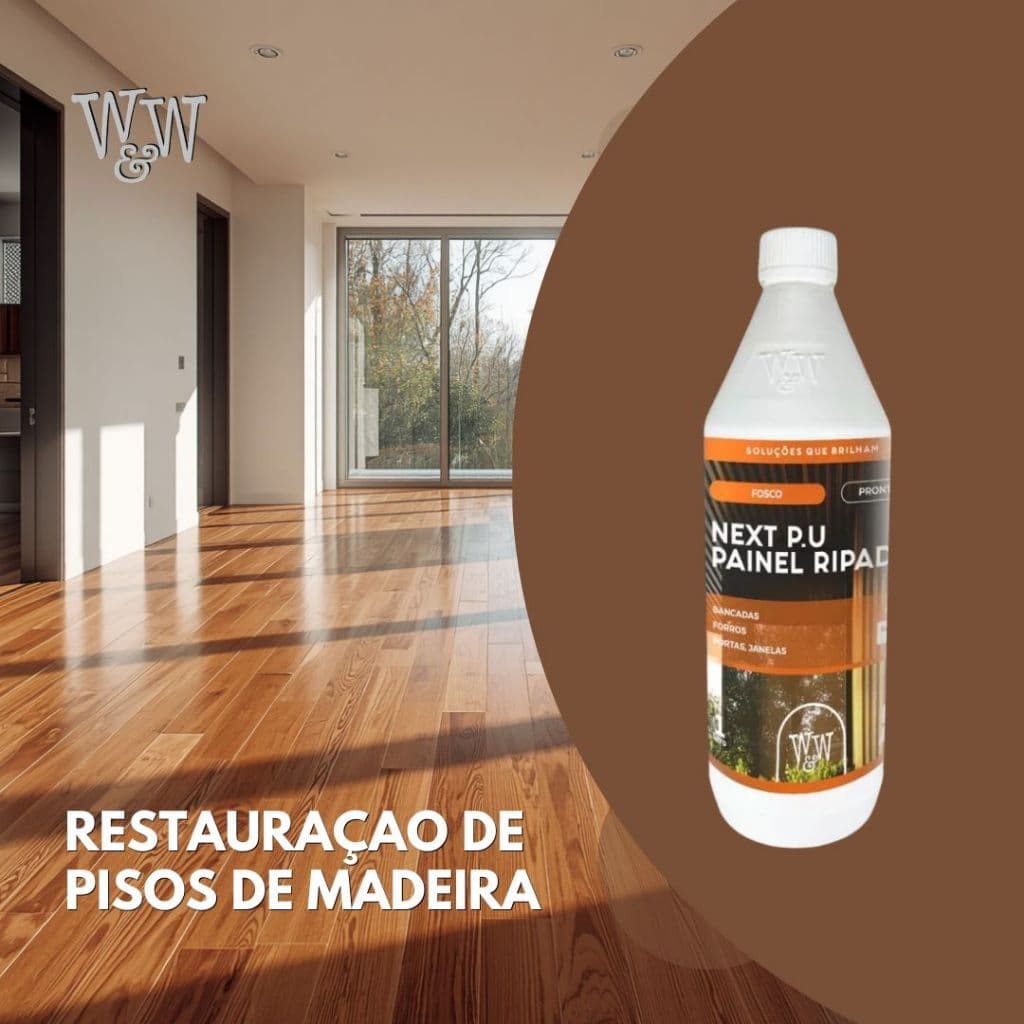 W&W Next Verniz P.U Painel Ripado Fosco 900 ML
