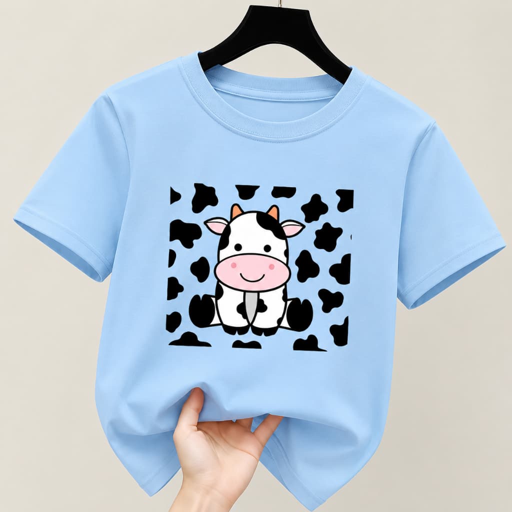 Camiseta Vaquinha Super Fofa e Estilosa