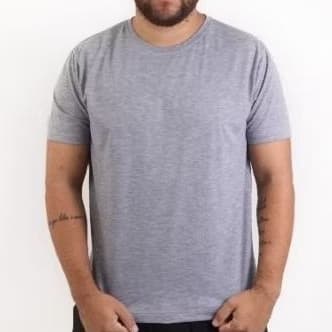 Kit com 7 camisetas Tradicional mescla 100% poliéster todos os tamanhos