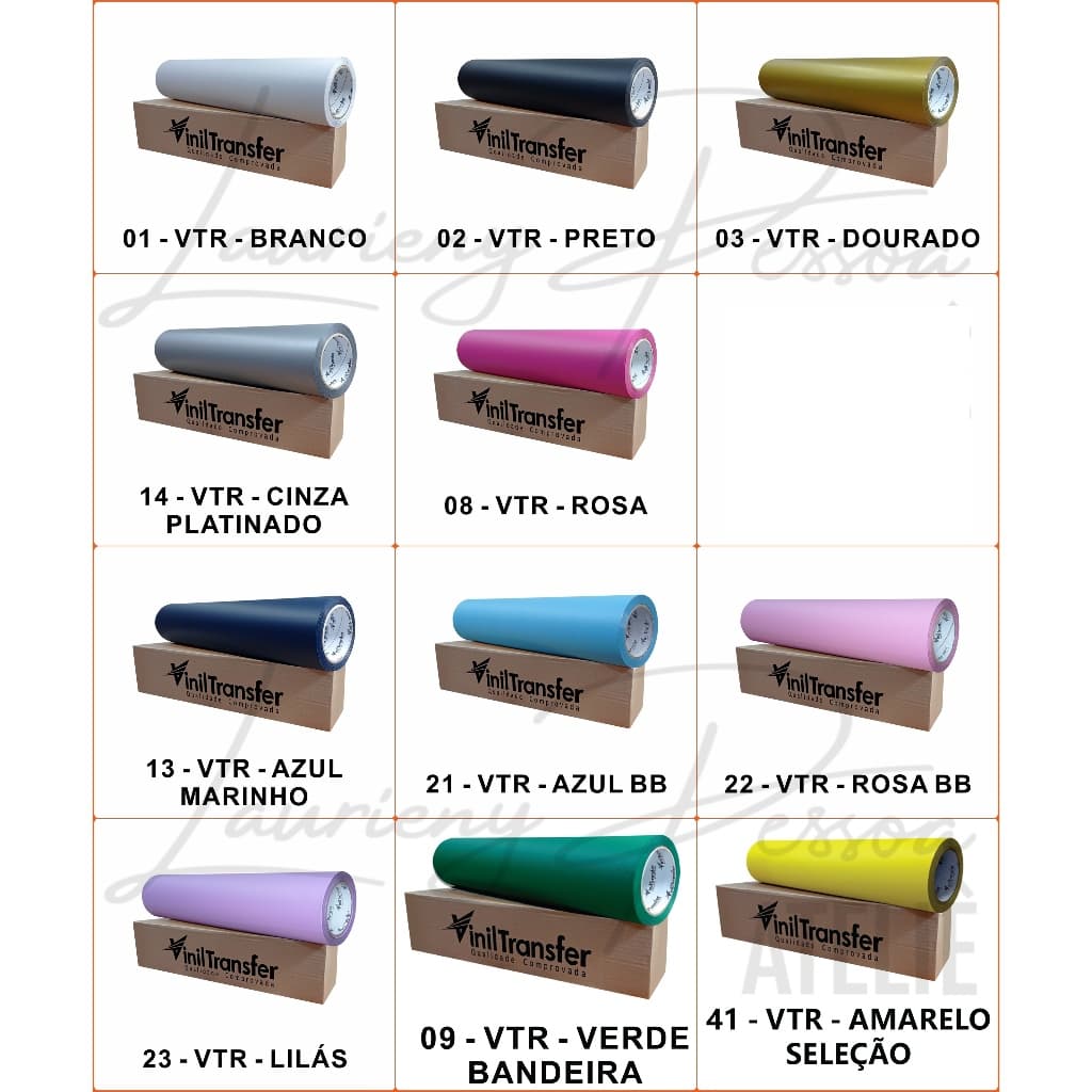 FILME DE RECORTE TERMOCOLANTE  -  Cores foscas - 48 x 100 cm