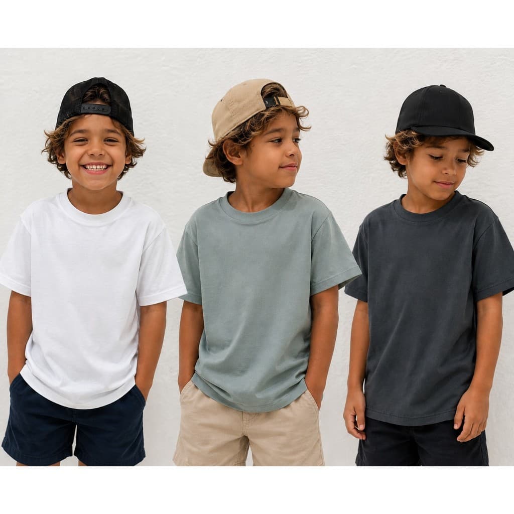 Kit 3 Camiseta Infantil Menino 100% Algodão