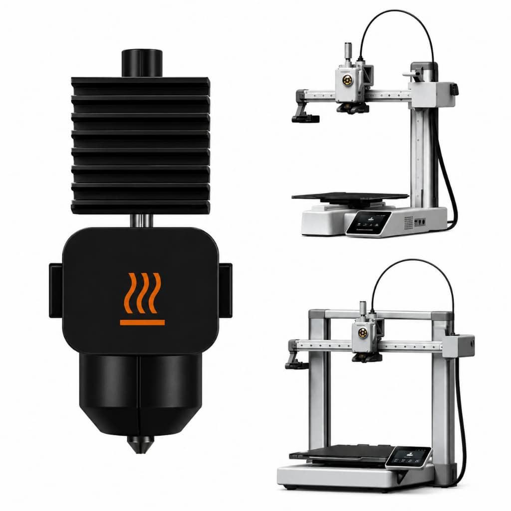 Hotend Aço Endurecido 0.4 Para Bambu Lab A1 e A1 Mini