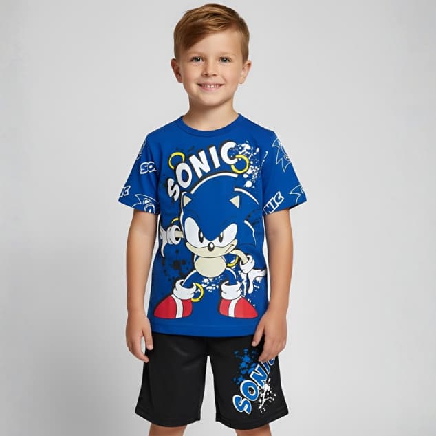 Conjunto Infantil Masculino Roupa Fresca e Estilosa Personagem