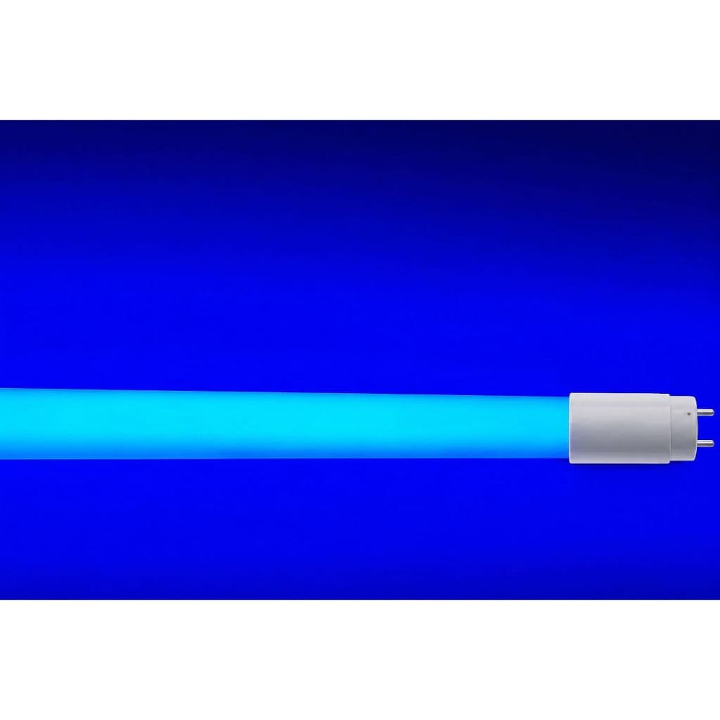 Lampâda Tubular Led Colorida 60cm com Potência de 9w Cor Azul Envio Imediato e Rápido