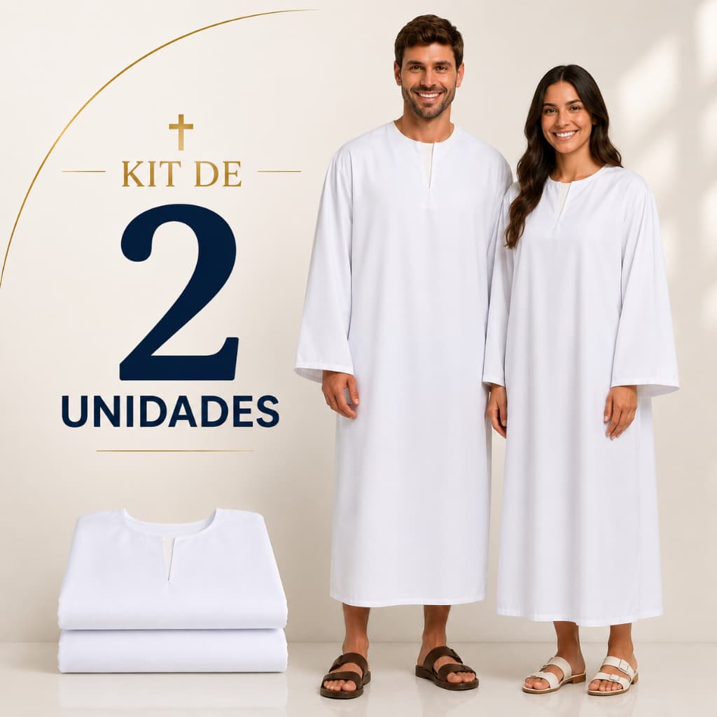 Beca de Batismo Kit 2 unidades