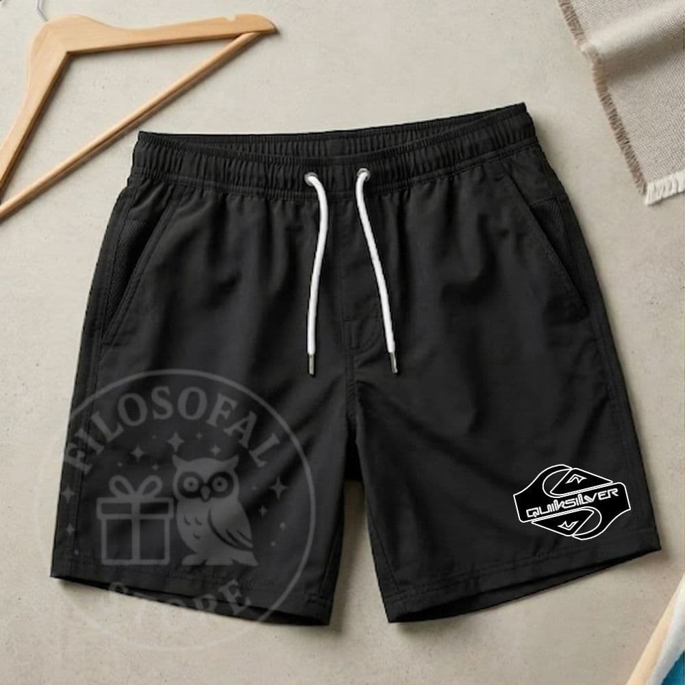 Bermuda Tactel Quiksilver Short Masculino Estampado