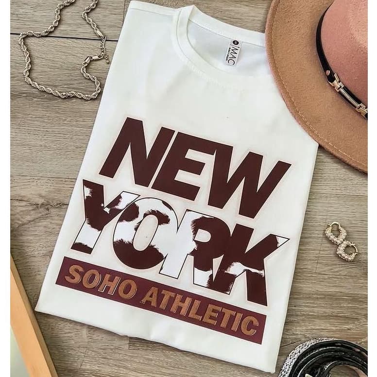 Camiseta Baby Look T-Shirt Feminina Slim Elegante Estilo Agro Country