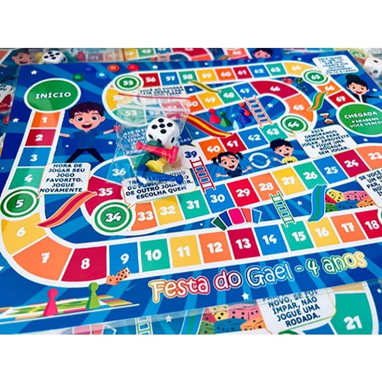 20 LEMBRANCINHA FESTA JOGOS DE TABULEIRO | JOGO DE TABULEIRO INFANTIL PERSONALIZADO 30X20 CM | BRINDE GAMES