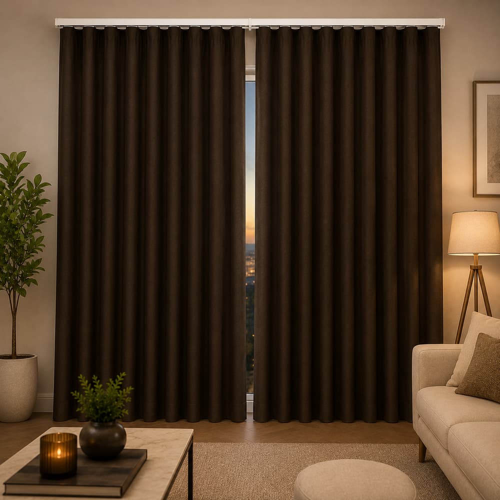 Cortina Basic Blackout Tecido Corta Luz 3,00x2,50m para Trilho Suiço 2m
