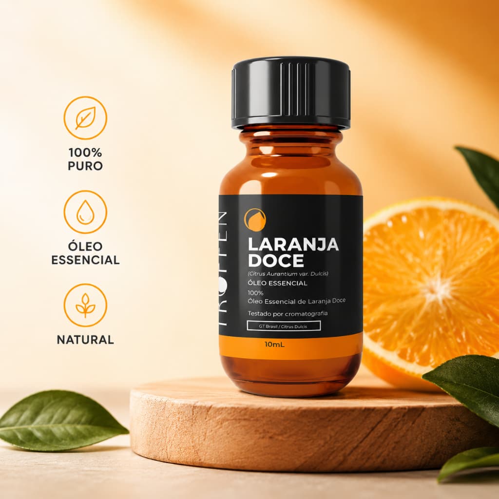 Óleo Essencial Laranja Doce 10ml 100% Puro Natural Original Aromaterapia Tropfen Premium