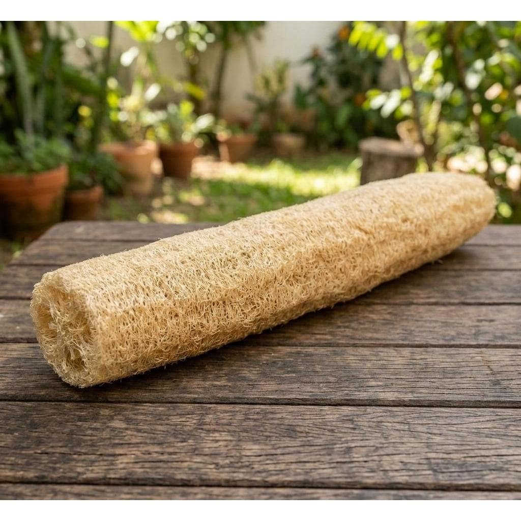 Bucha Vegetal Inteira Grande 80cm 100% Natural Para Banho Higiene Pessoal Limpeza em Geral