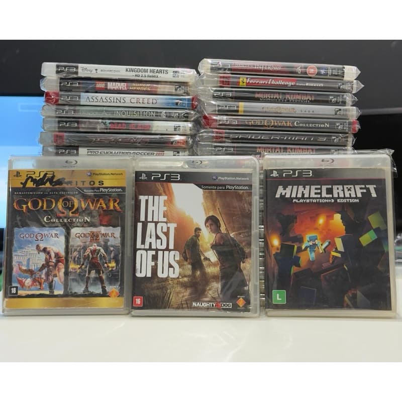 JOGOS PS3 MÍDIA FÍSICA CLASICOS ORIGINAL