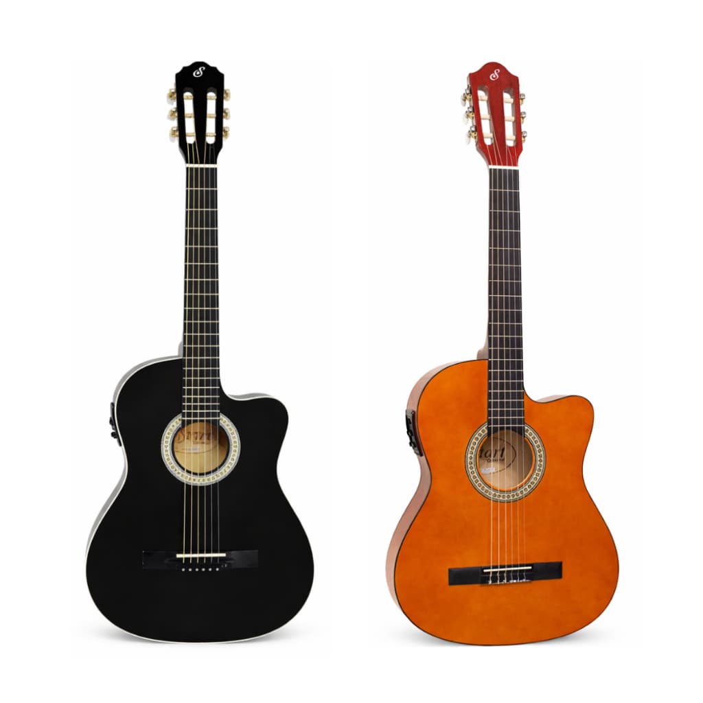 Violão Acústico Giannini Natural E Preto