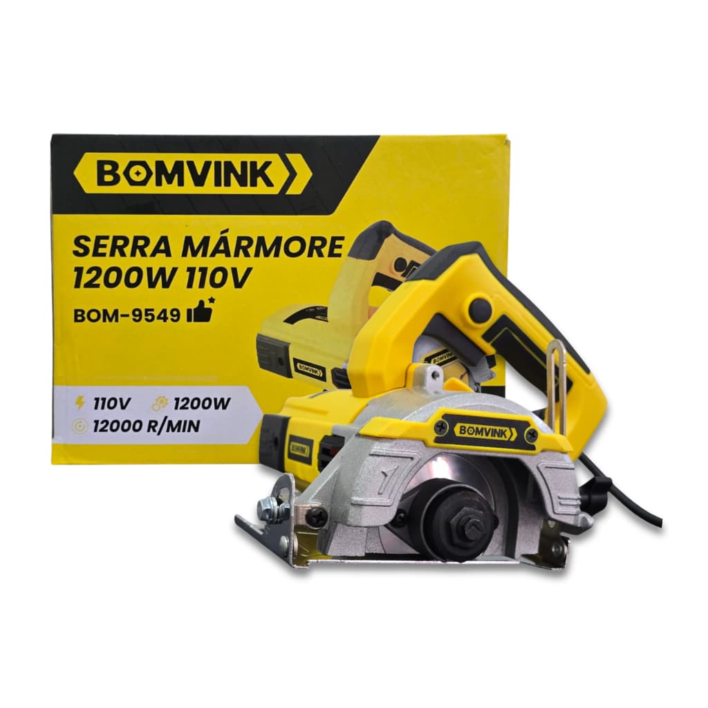 Serra Marmore 1200w 110v 12000 RPM Alta Potencia Profissional Cortadora de Piso Azulejo Alvenaria