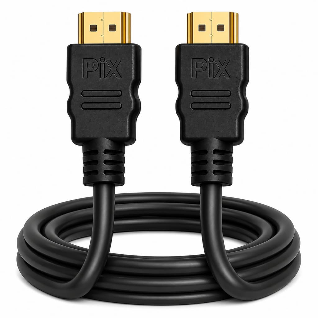 Cabo HDMI Ultra HD 4K 2 Metros Com Conectores Banhados A Ouro Alta Velocidade Para TV E Games